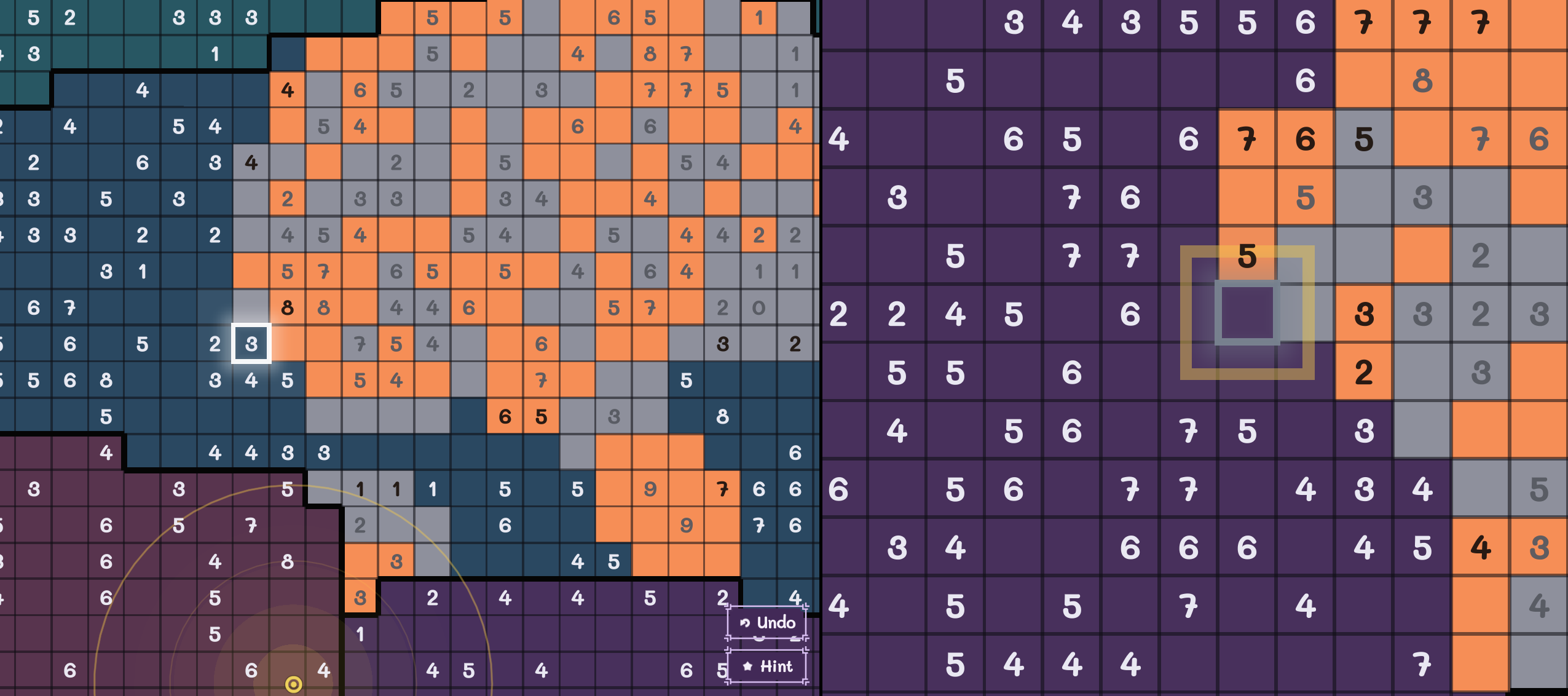 Ping markers used to coordinate on the Pastimes grid
